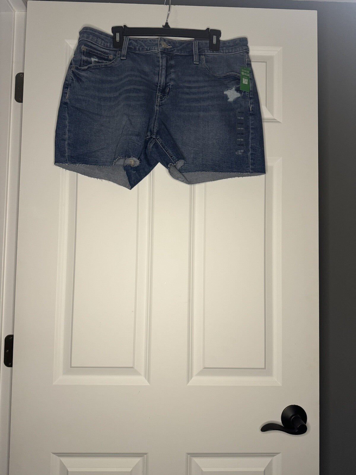 Gap 5” Stretch Jean Shorts Blue 14/32 Nwt 