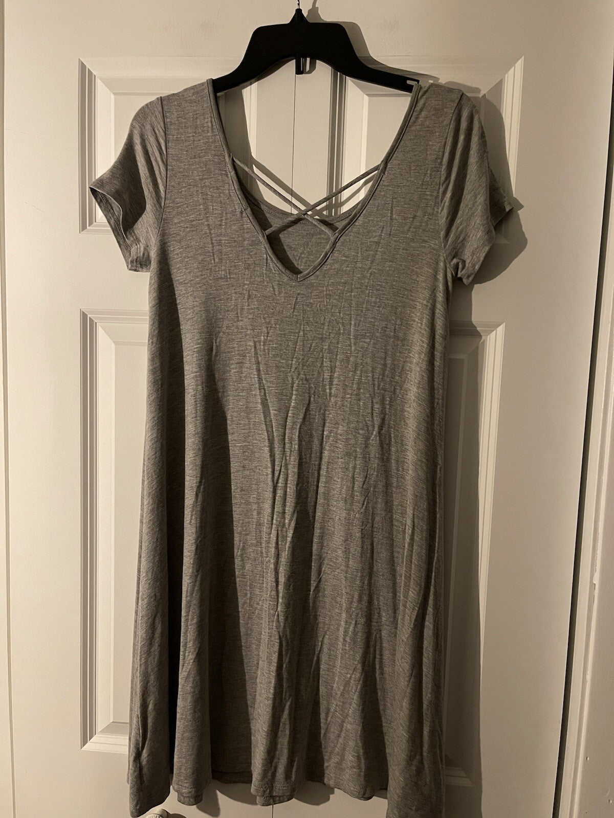 Maurices xs gray short sleeve dress nwt