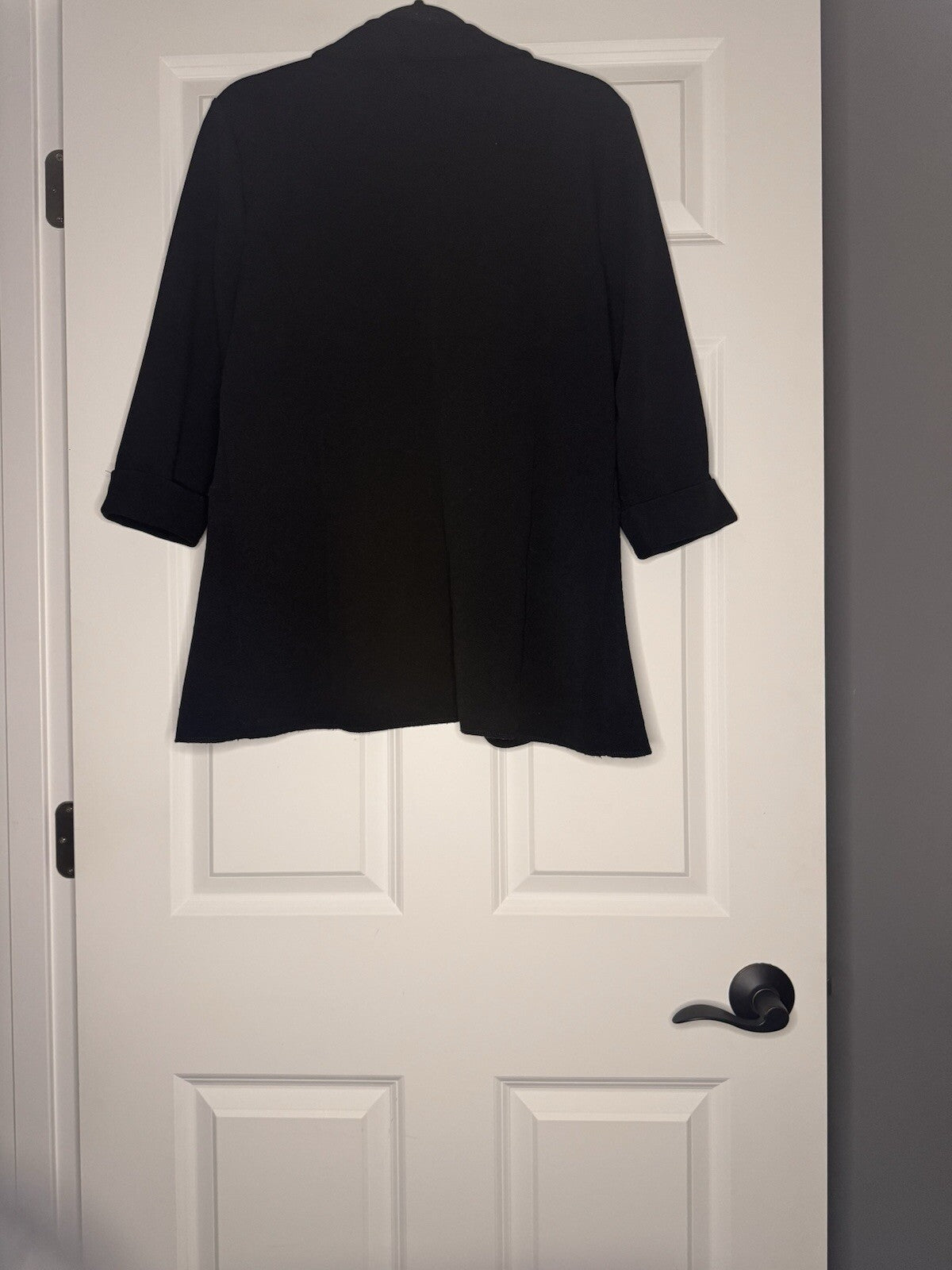 Maurice’s 3/4 Sleeve Blazer Black Large