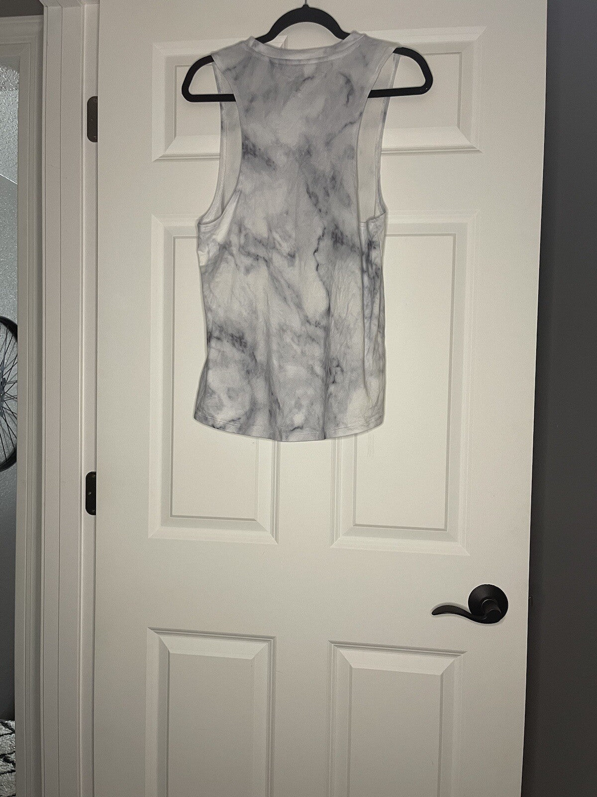 Zyia Active Kettlemoon Tank Large Gray White Tie Dye 