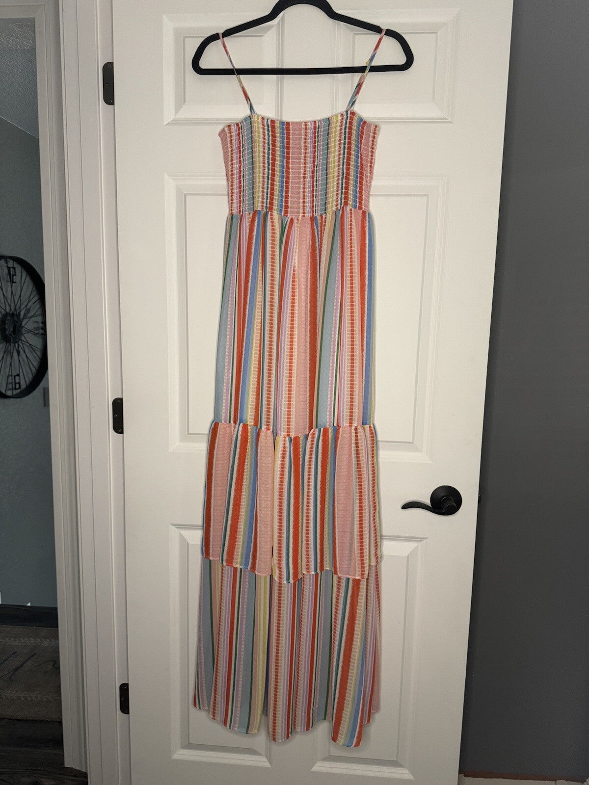 Jack By Bb Dakota Sleeveless Dress Small Pink Red Yellow Blue White 