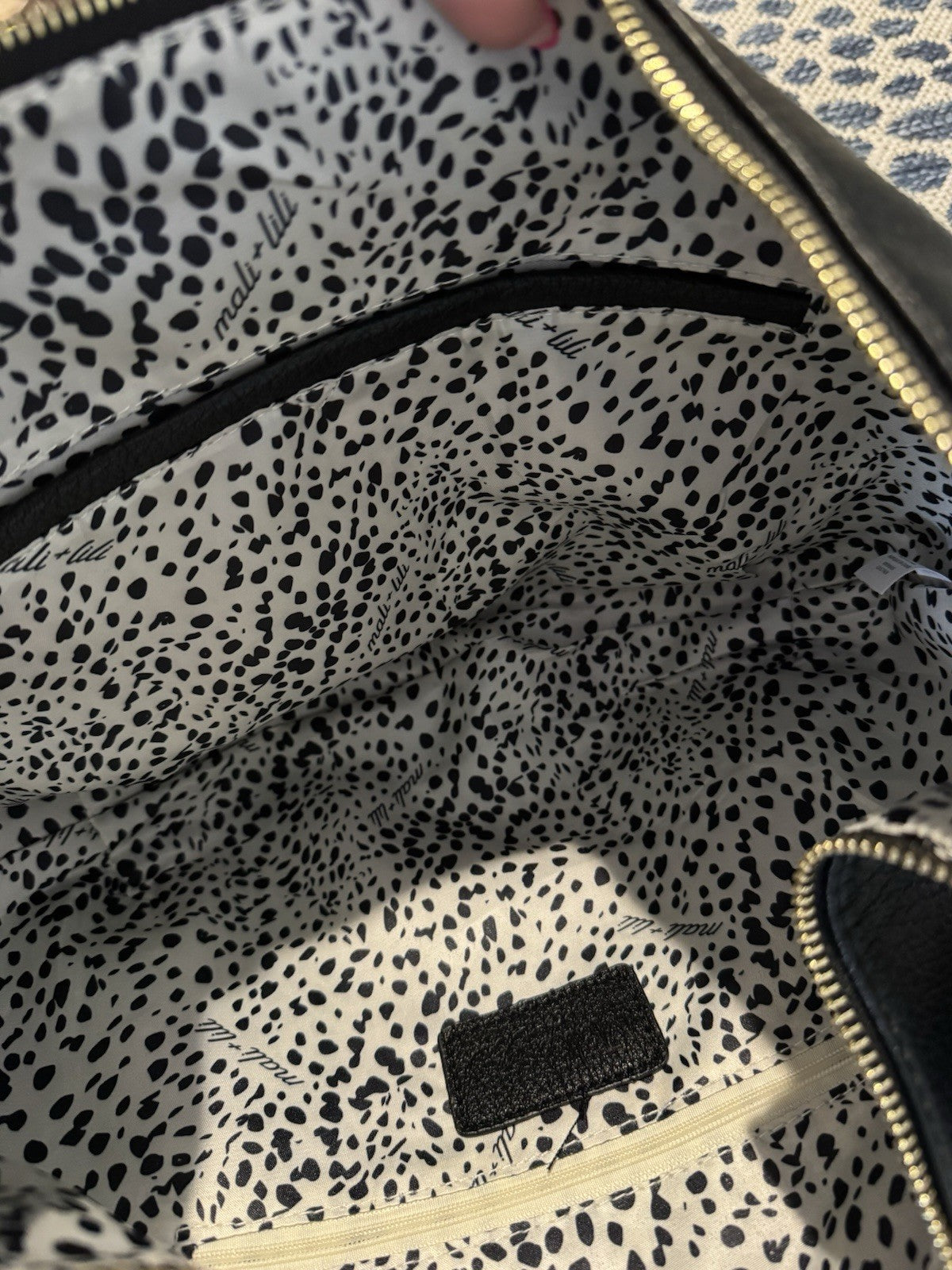 Mali And Lili Purse Black And White Shoulder Or Crossbody New