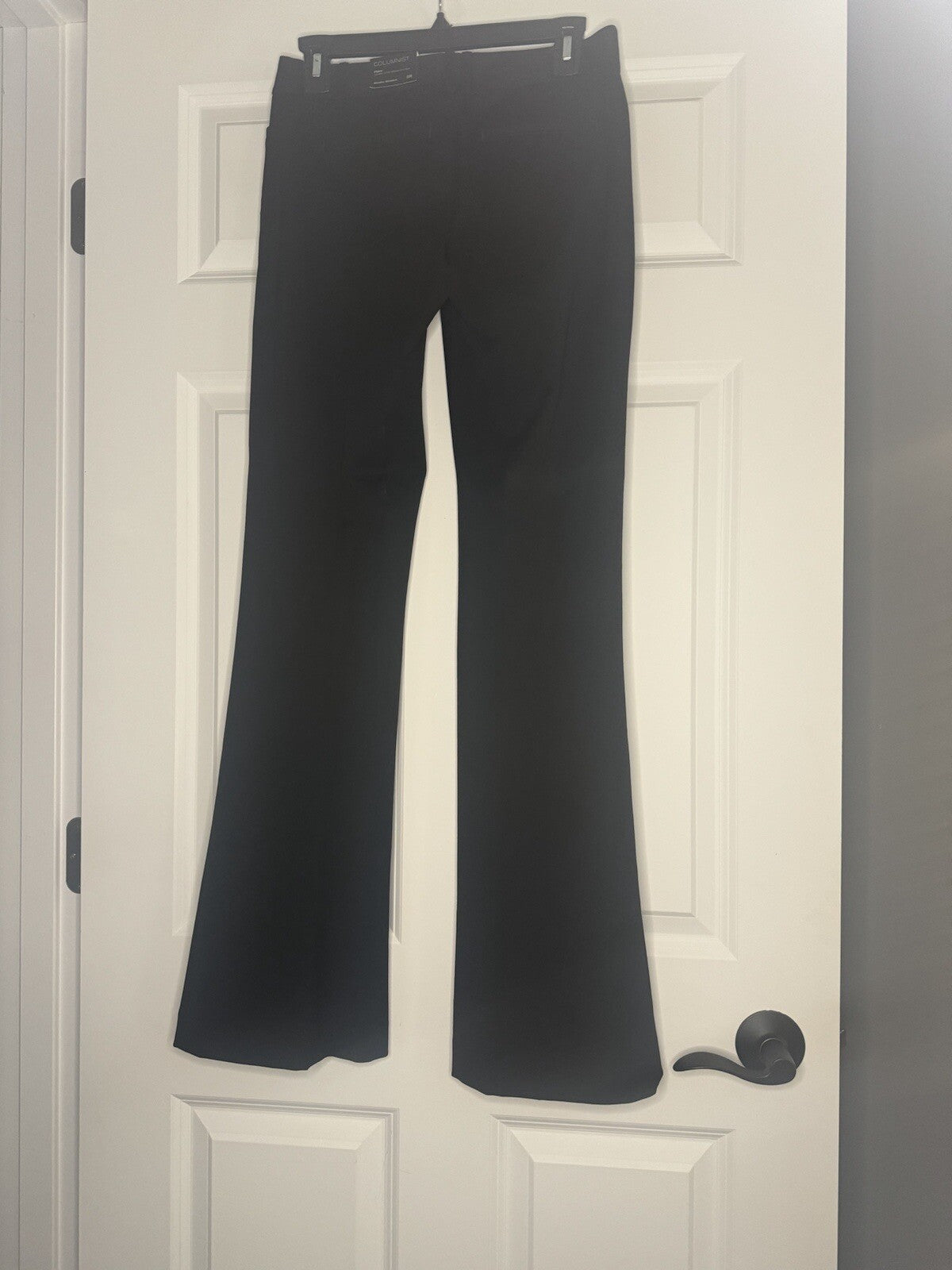 Express Columnist Low Rise Flare Slacks Black 0 Regular Nwt 