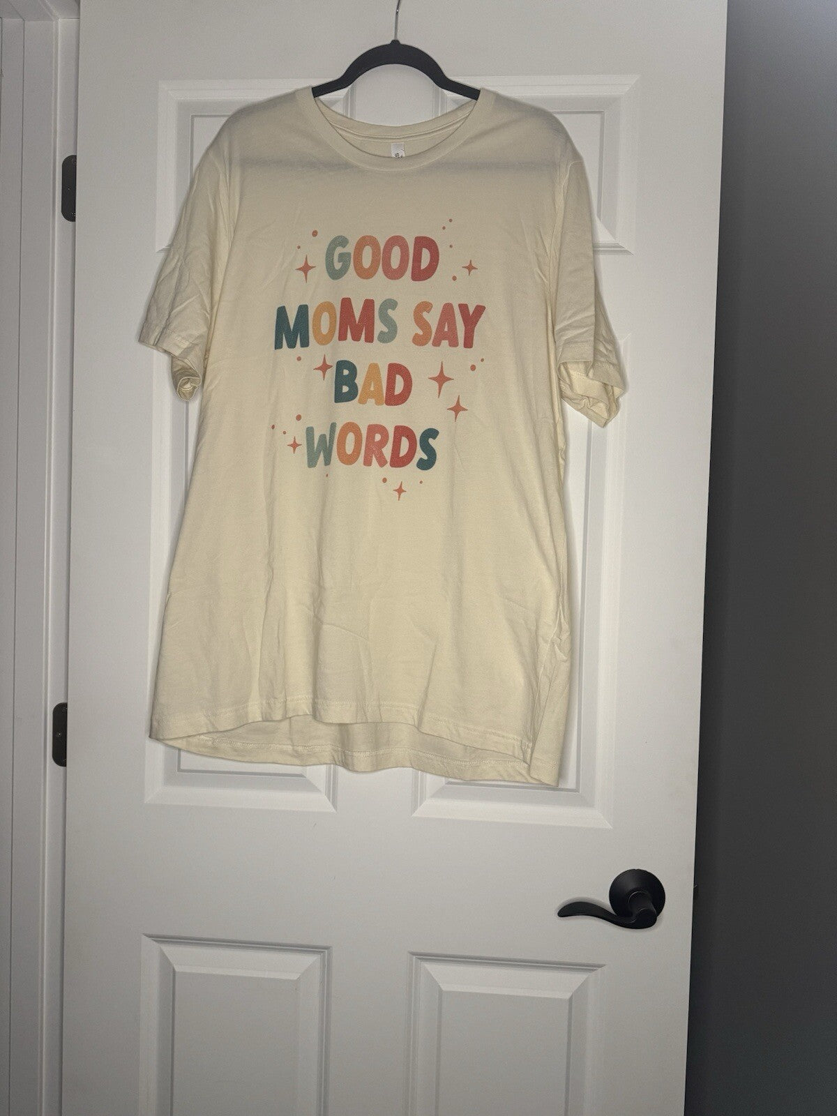 Bella Canvas T Shirt 2xl Good Moms Say Bad Words Cream Multicolor 