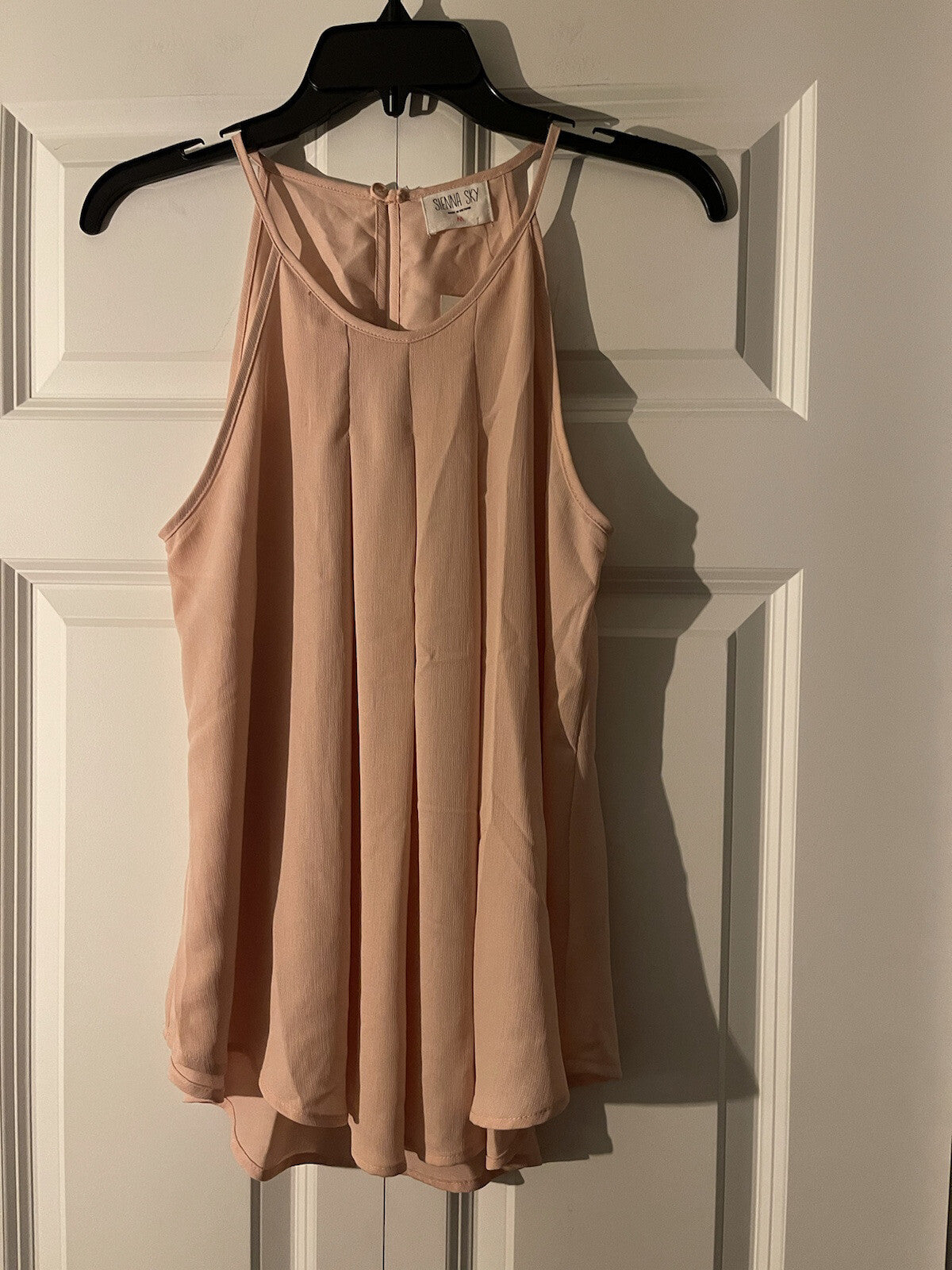 Sienna sky medium sleeveless blouse pink new with tags