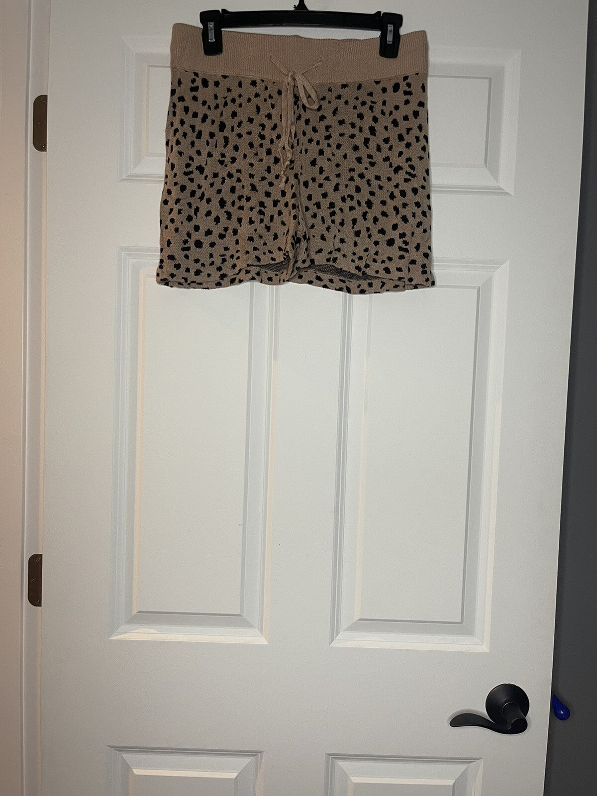 Maverick the collection 2 piece lounge set animal print brown black small nwt