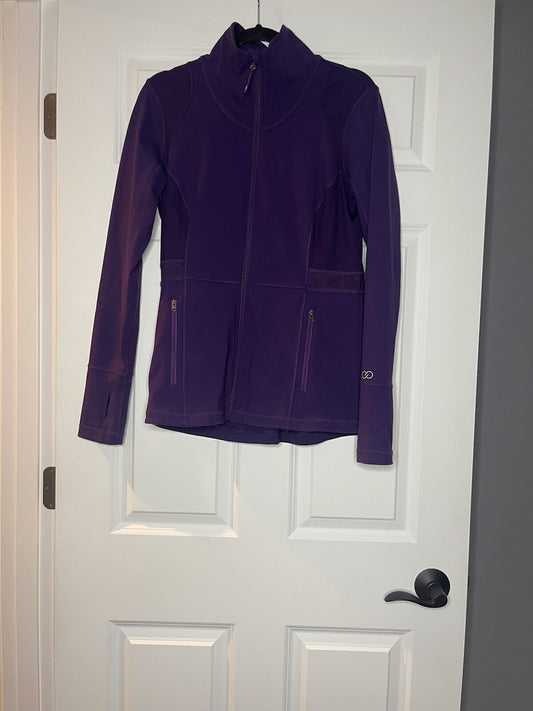 Calia large zip up purple