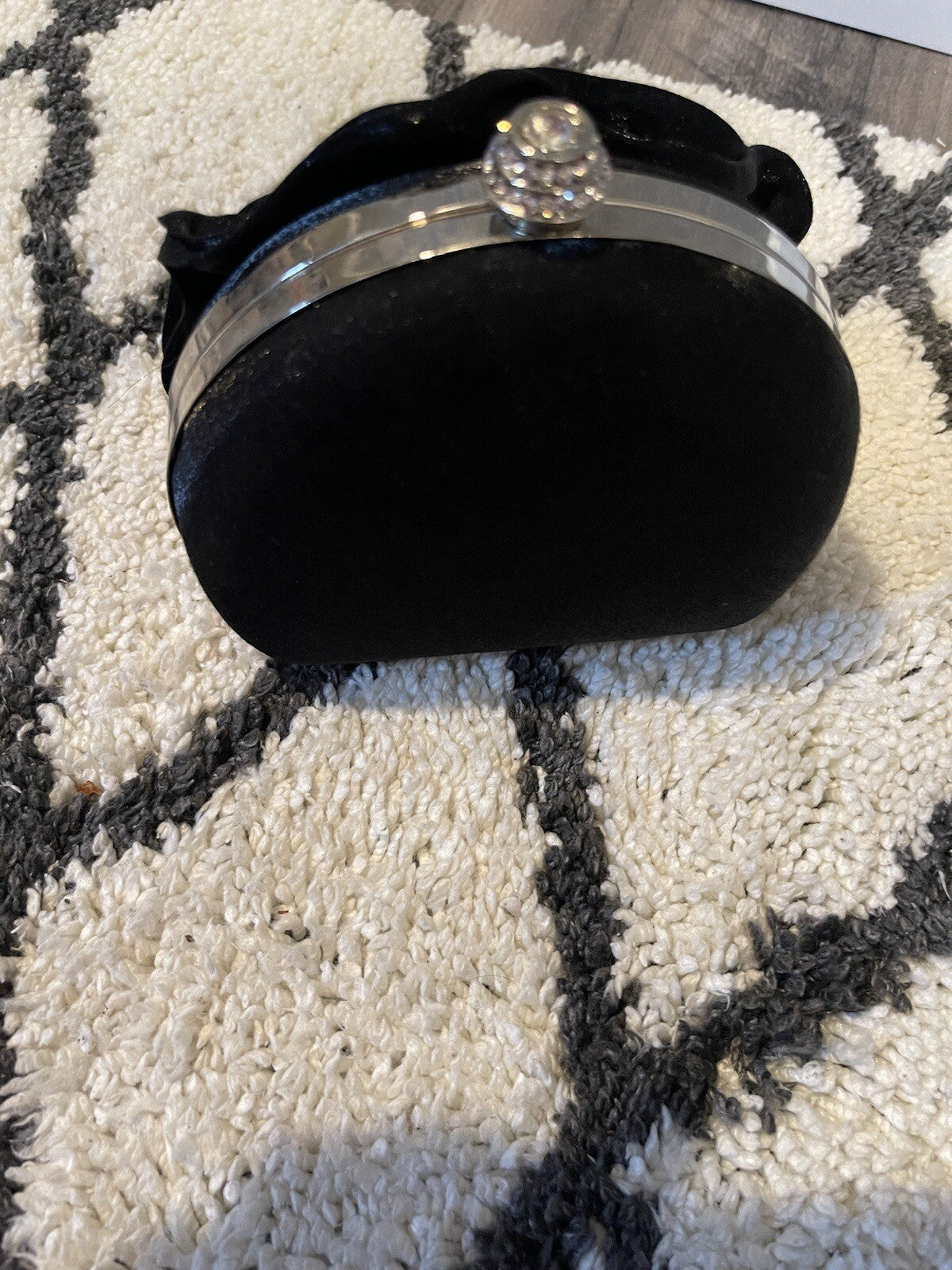 Expressions NYC Black Floral Purse 