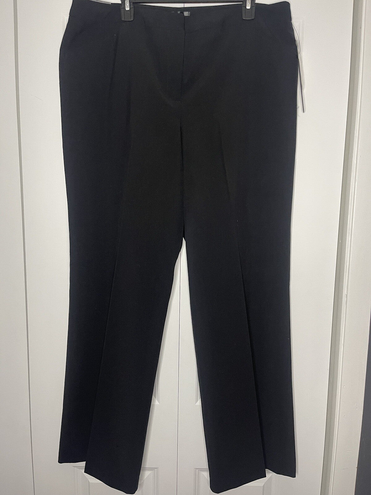 Nicole Miller New York size 18 perfect fit slacks black nwt