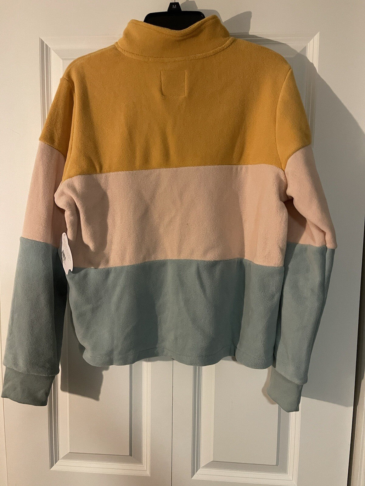 Ivory Ella oak buff polar fleece medium sweatshirt nwt