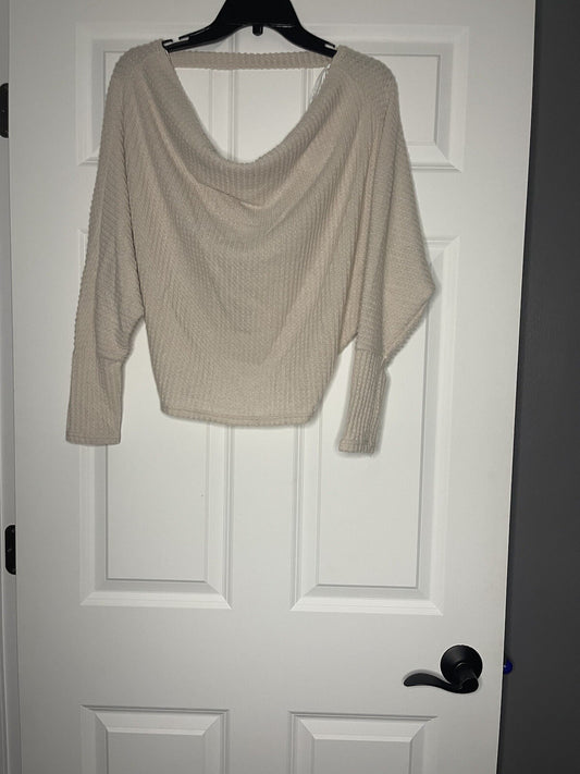 Sadie and sage sweater beige small 
