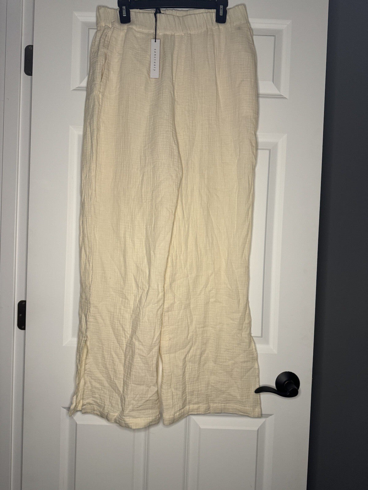 Sanctuary Flowy Pants Ivory Xl Nwt