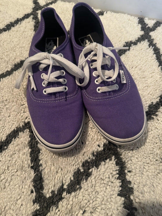 Vans Sneakers Size 7.5 Purple 