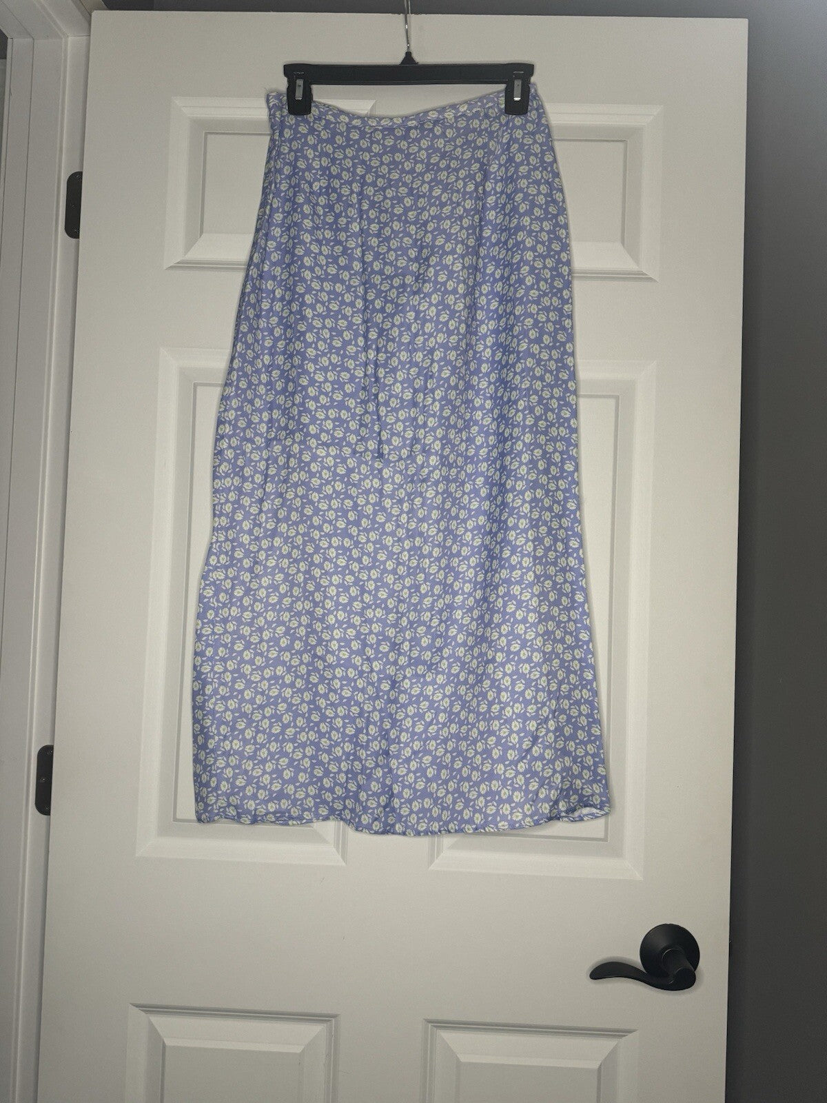Zara 2 Piece Outfit Set Medium Crop Tank High Waist Skirt Blueish Purple Green A
