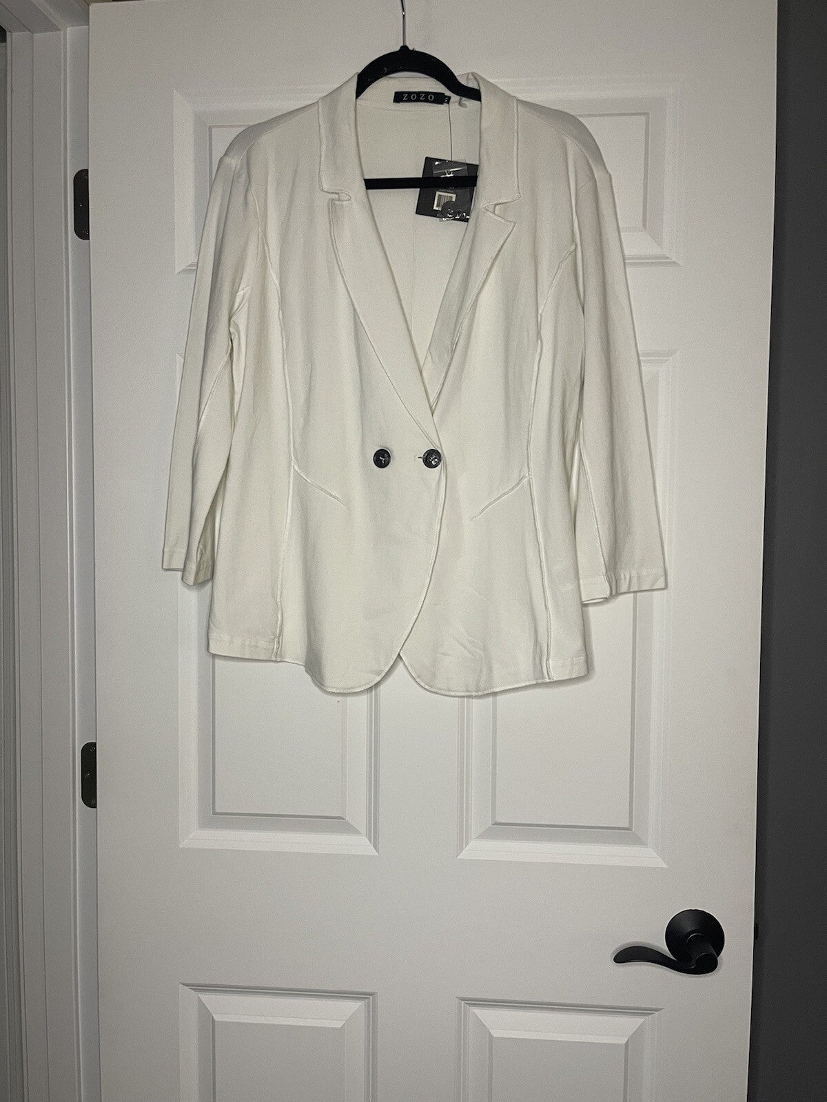 Zozo cardigan Xl 3/4 sleeve ivory NWT