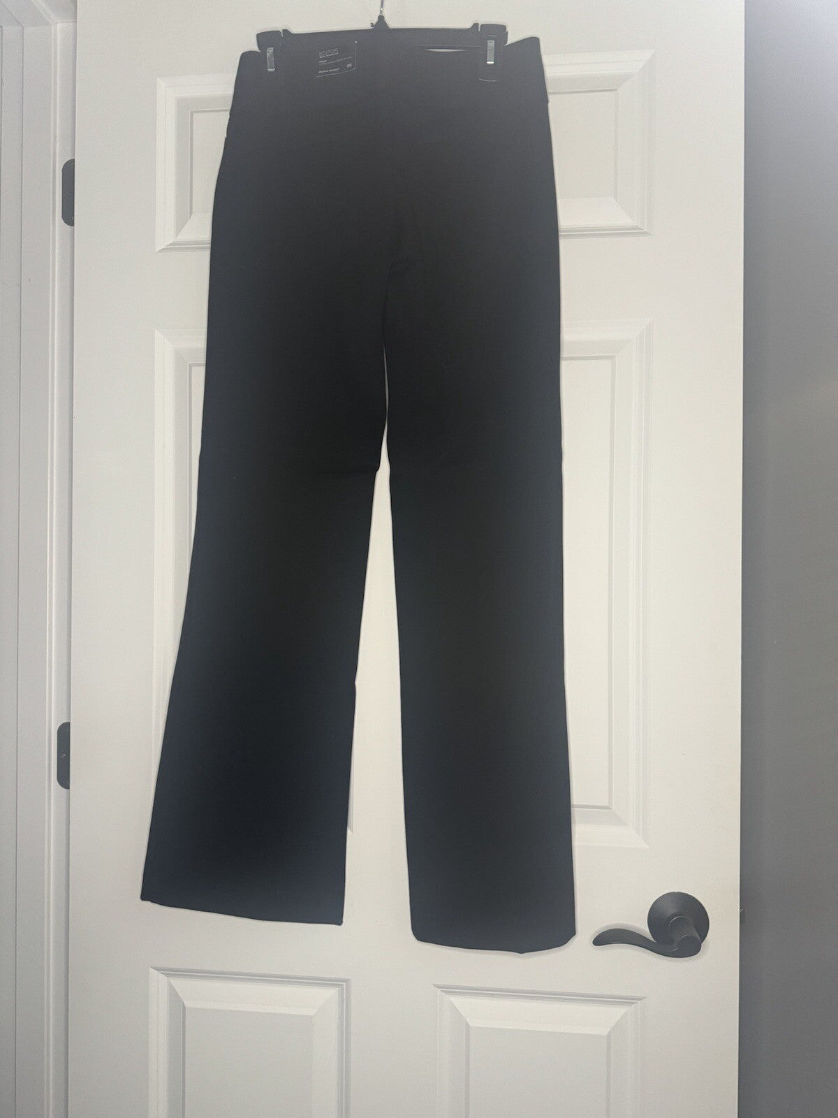 Express Editor Wide Waistband Flare Slacks 0r Black Nwt 