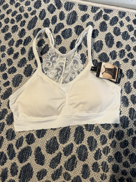 Unbranded Seamless Bra W Padding Lace Back Small Nwt 