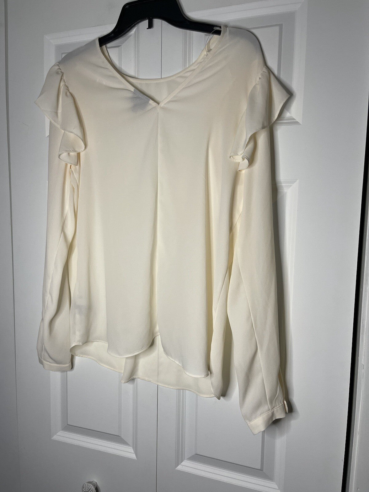 Who what wear long sleeve blouse small ivory 