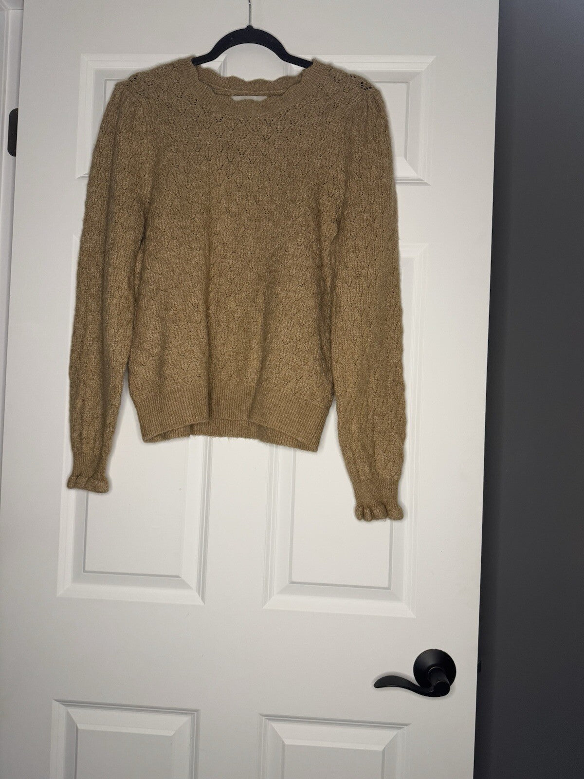 Loft Xl Knit Sweater Brown 
