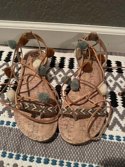 Circus By Sam Edelman Sandals Valencia Naked natural Multicolor 9.5 New 