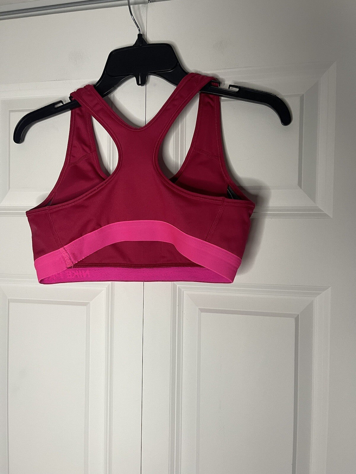 Nike dri fit sports bra medium pink 