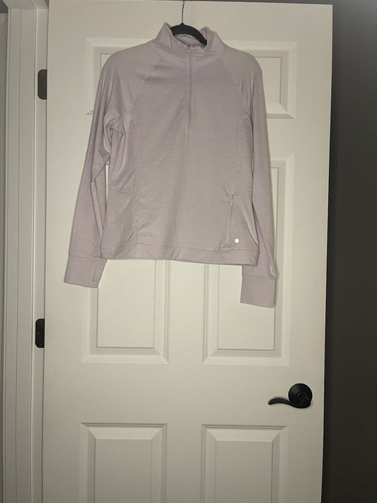 Layer 8 Half Zip Light Purple Medium