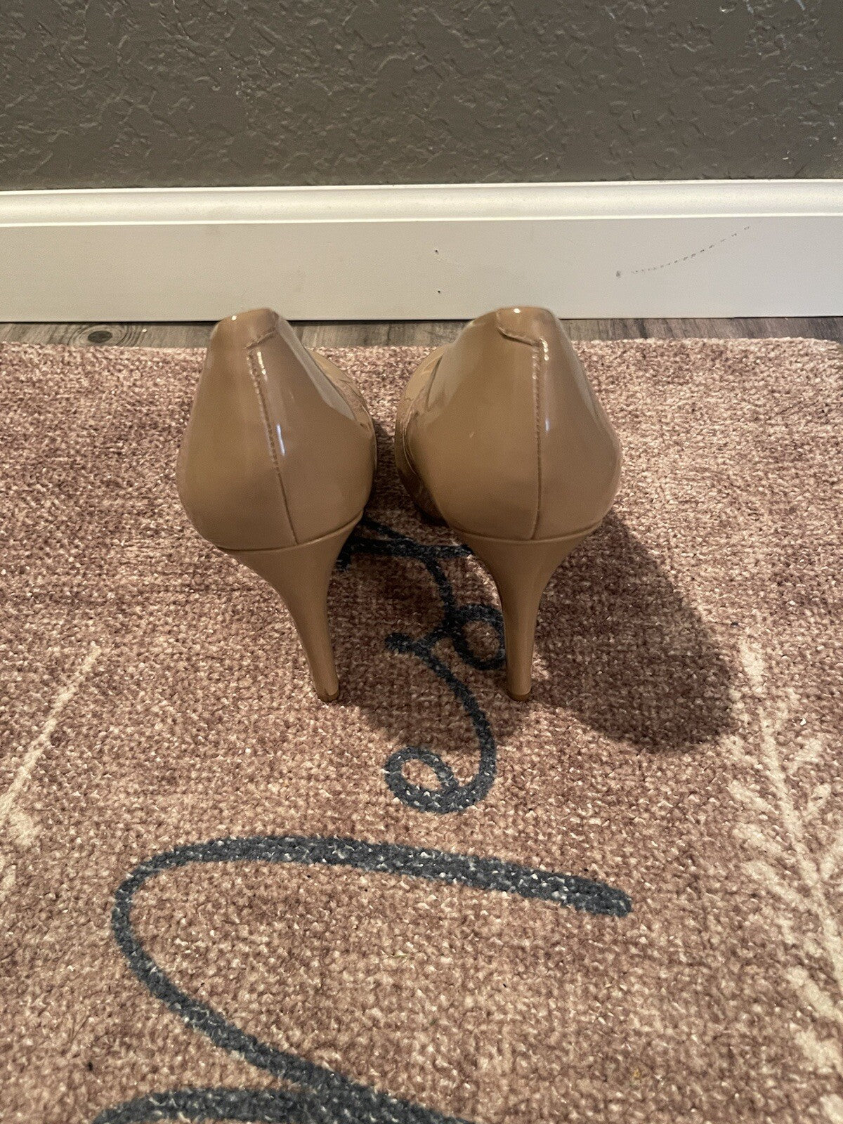 Jessica simpson pumps size 9.5 taupe Worn Once Some Small Markings