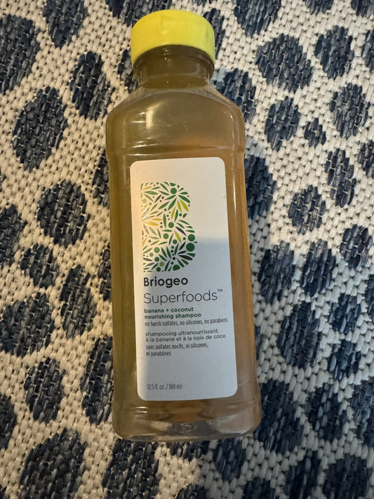 Briogeo Superfoods Banana Coconut Nourishing Shampoo New 12.5 Oz