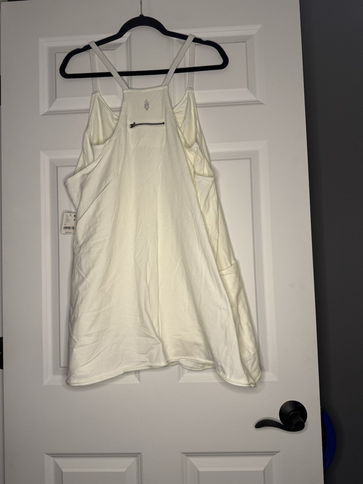 Free People Movement Romper Off White Xl Small Marks In Front Nwt 