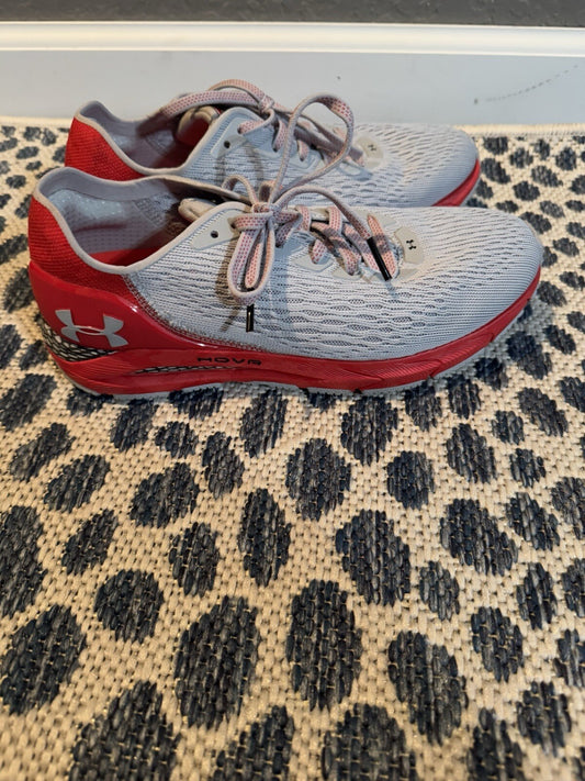 Under Armour Hovr Sonic Women’s Sneakers Size 8 Red Gray Excellent Condition 