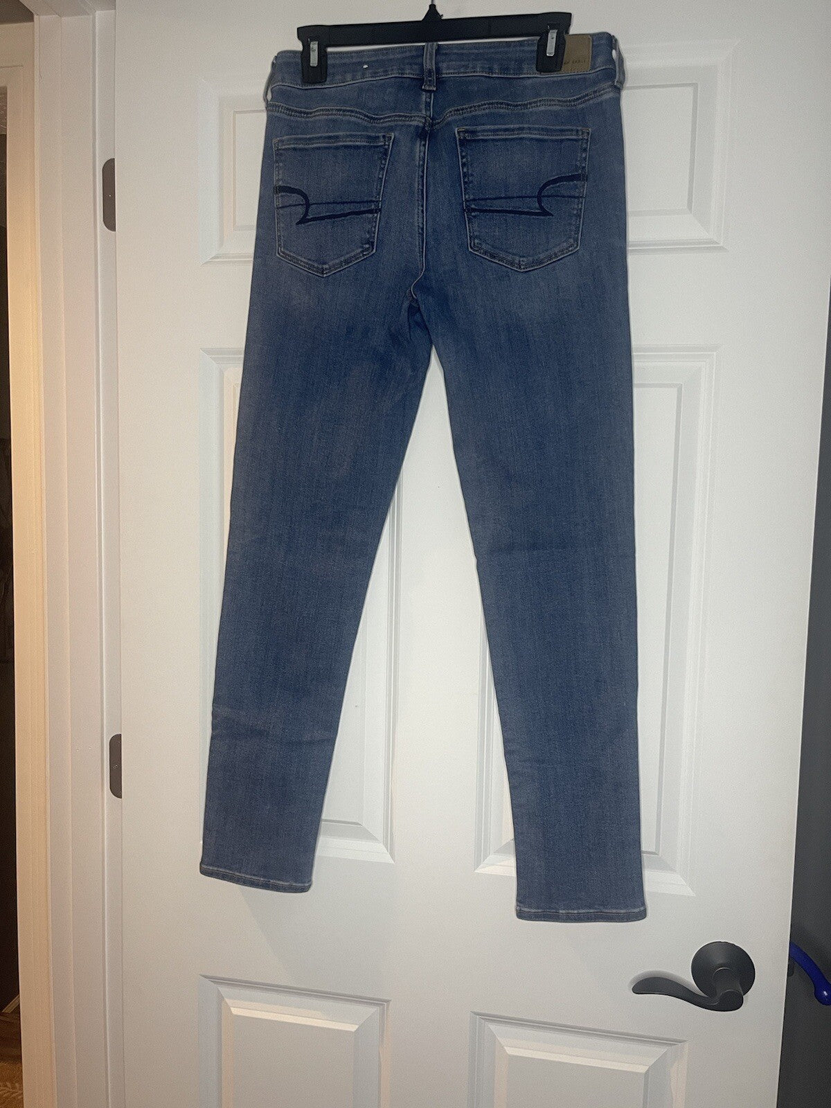 American Eagle super stretch skinny jeans 8 blue 