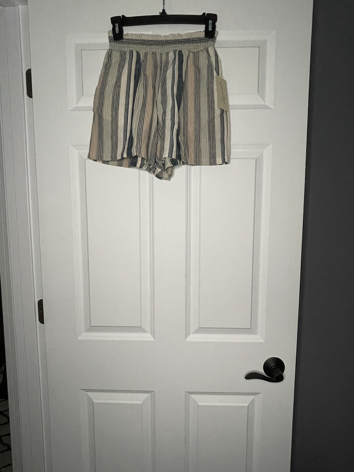 Universal Thread Shorts XS Blue Cream Pink Green Stripe Nwt 