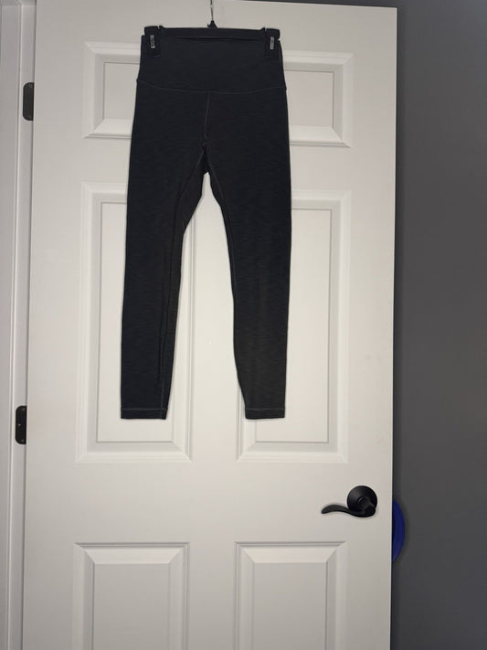 Lululemon Leggings 7/8 Size 6 Two Toned Gray 