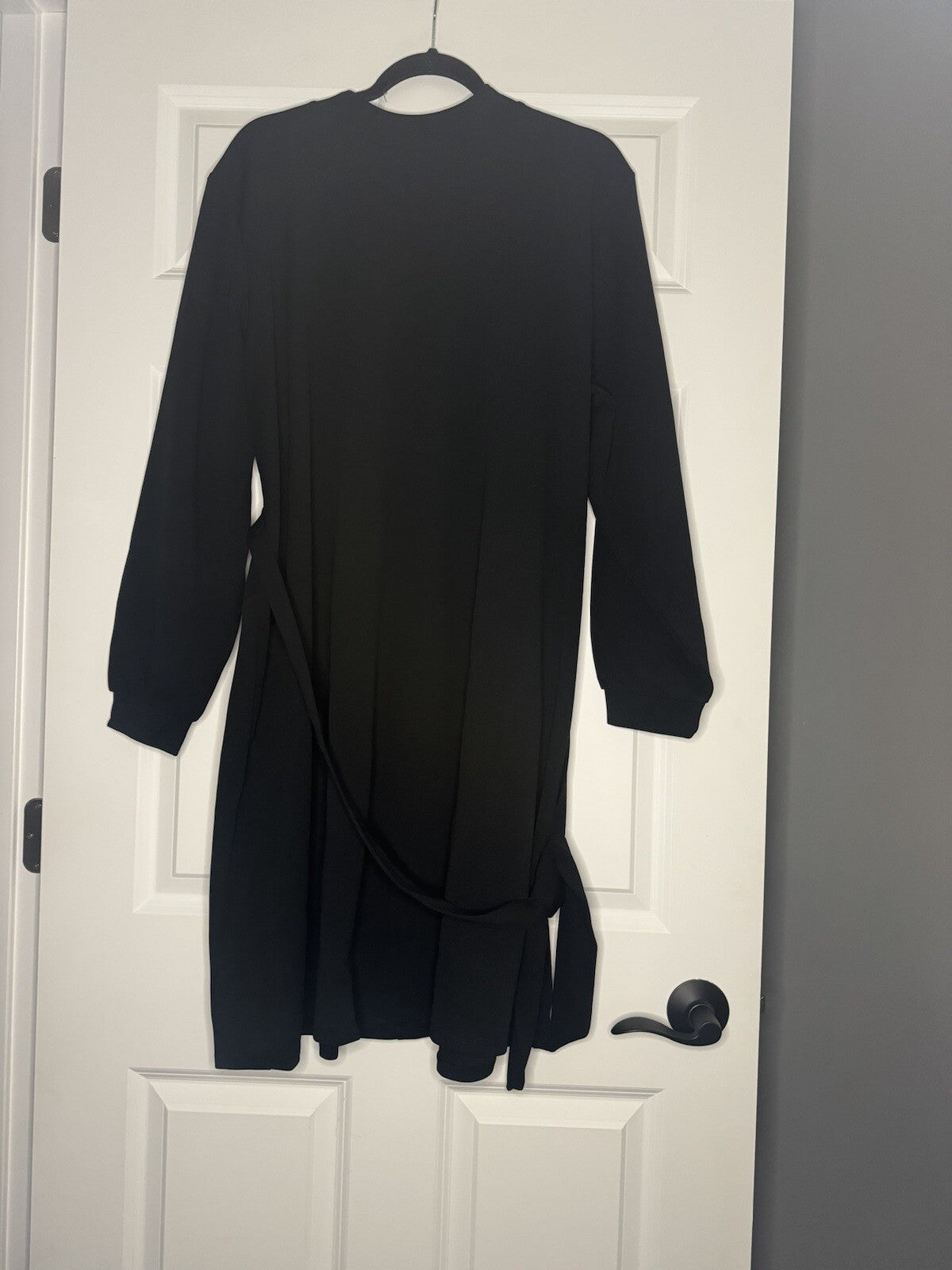 Maurice’s Long Sleeve Dress With Belt 3x Black Nwt 