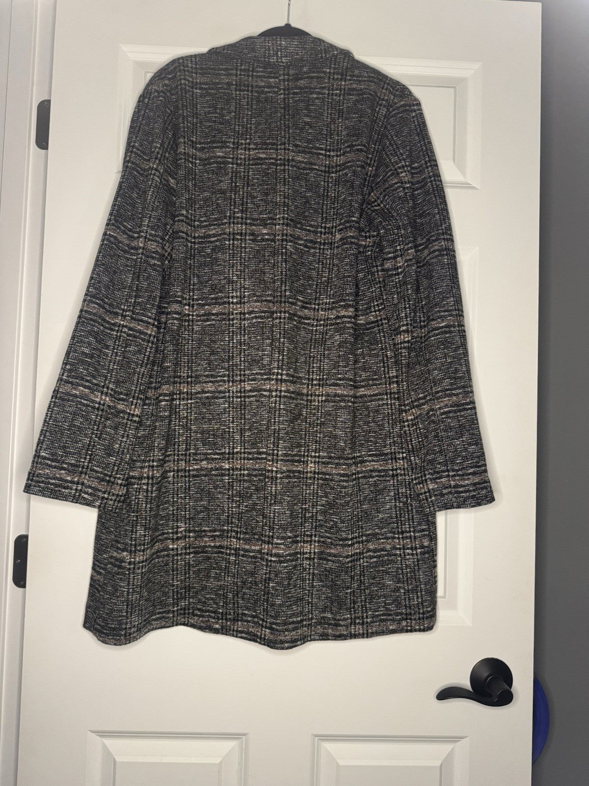 Sanctuary Coat Large Black White Brown 