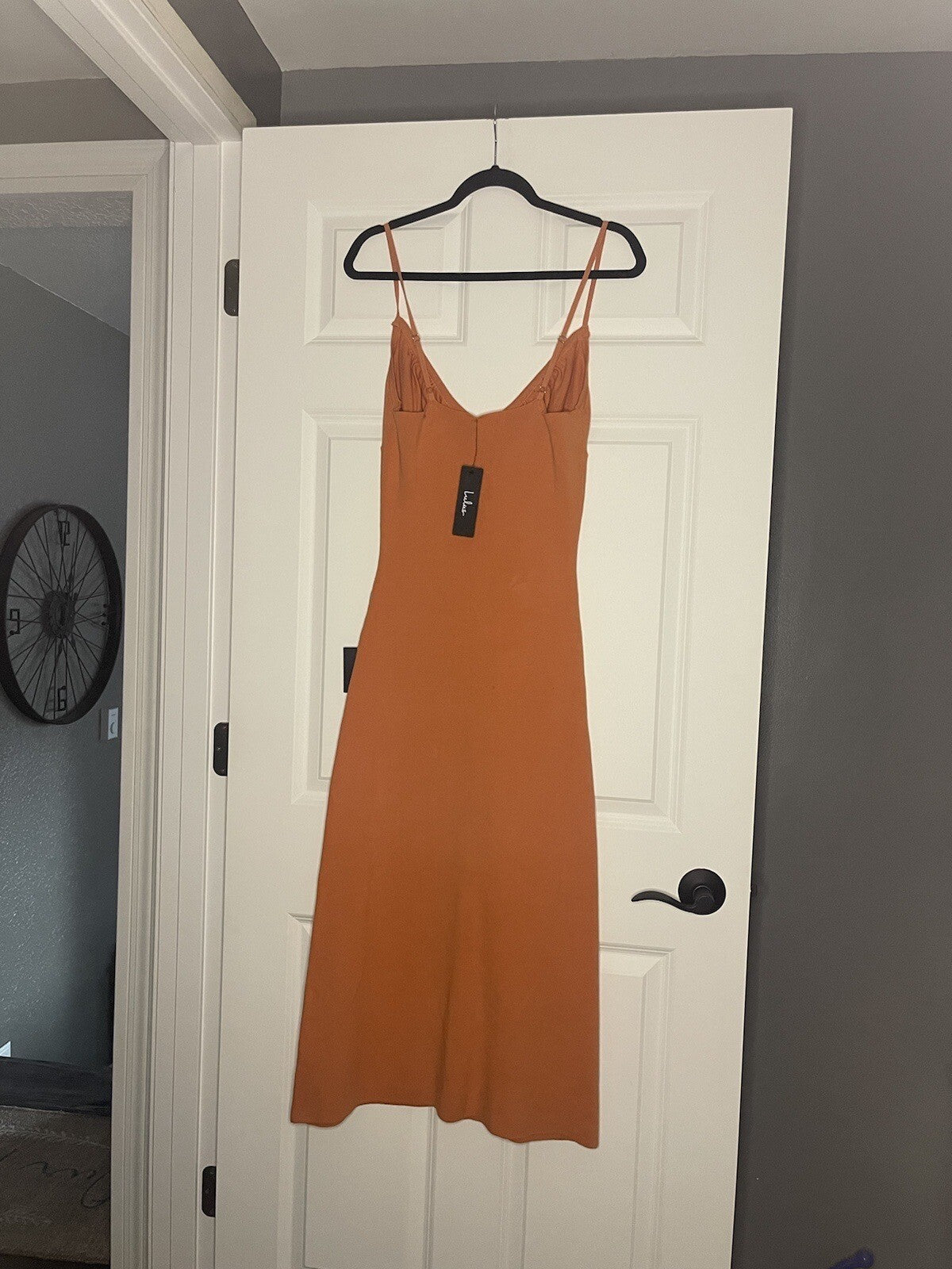 Lulus Sleeveless Dress Xl Orange Nwt 