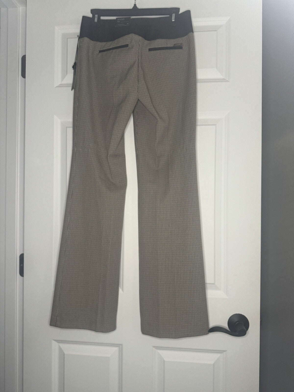 Express Editor Wide Waistband Flare Low rise Slacks 0r Brown Black Beige Nwt 