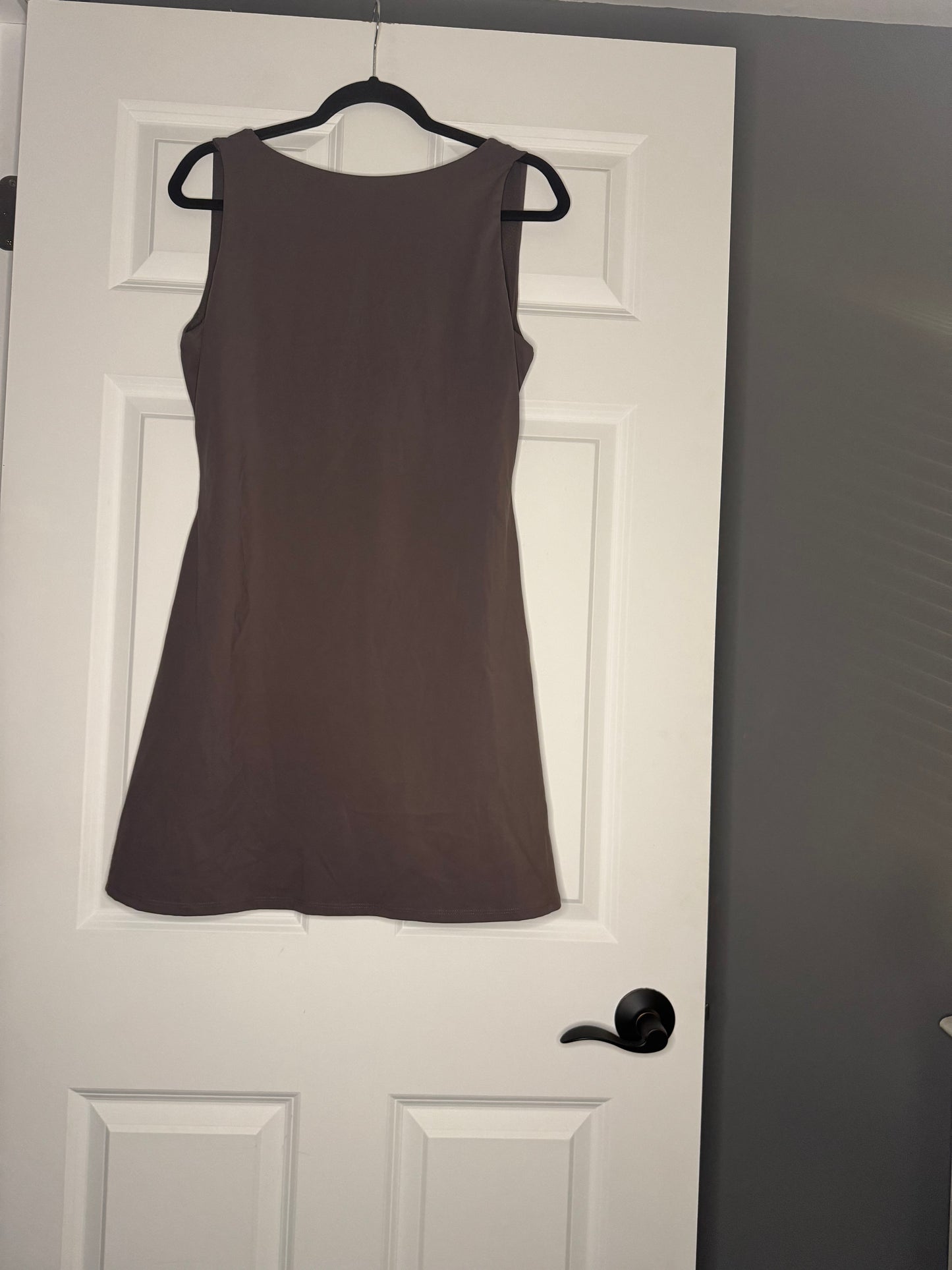Qinsen sleeveless dress xl taupe