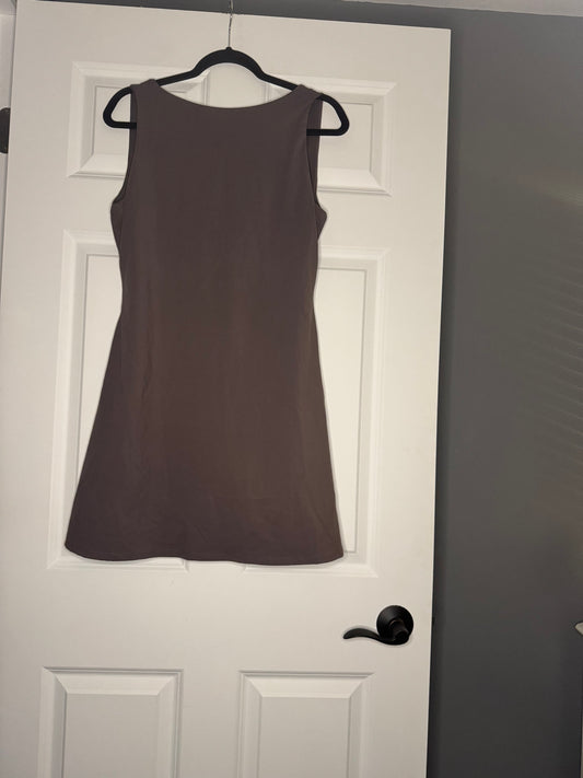 Qinsen sleeveless dress xl taupe