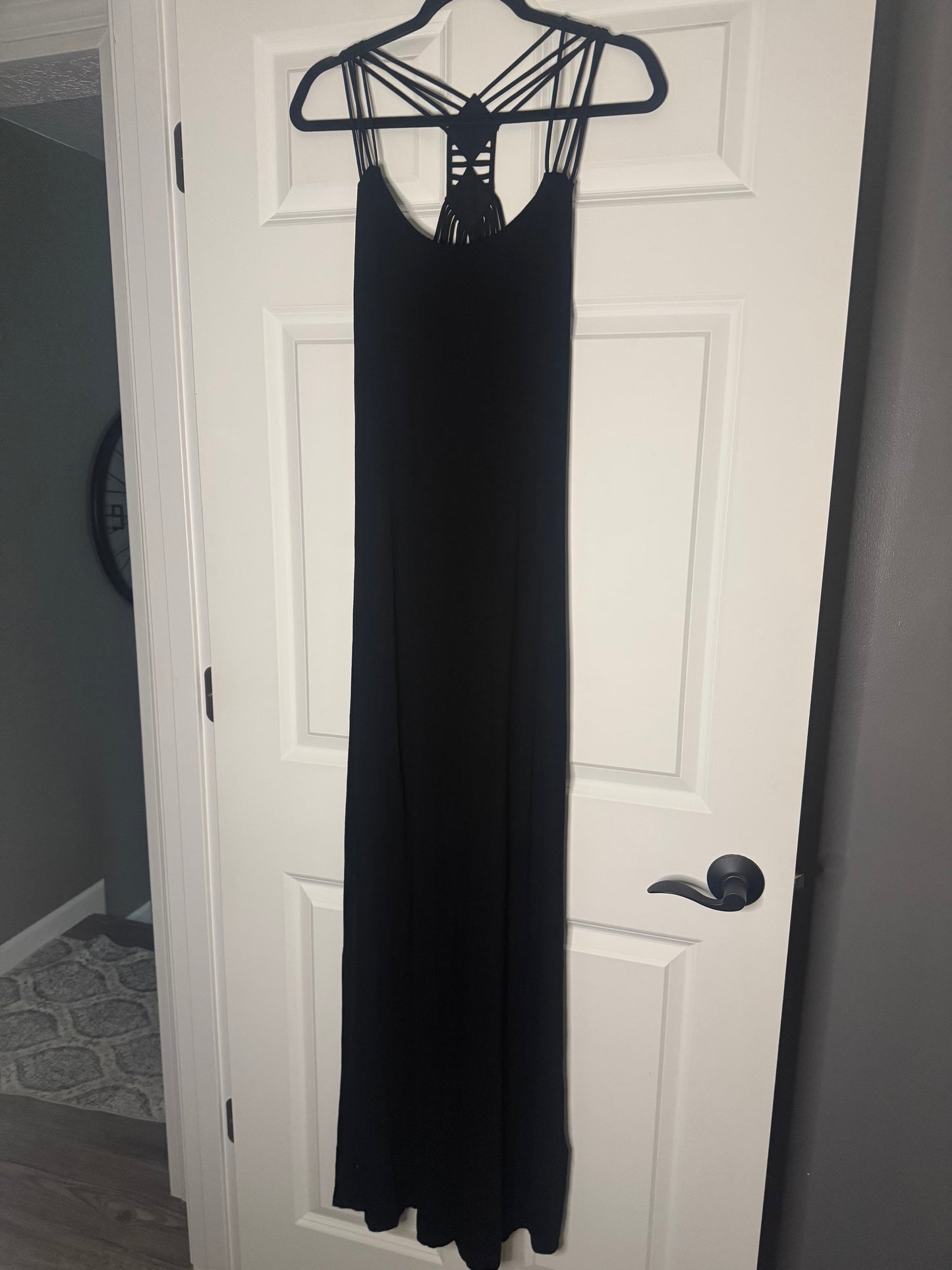 Coercion London sleeveless maxi dress medium black