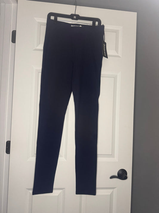 Betabrand large long navy pants nwt