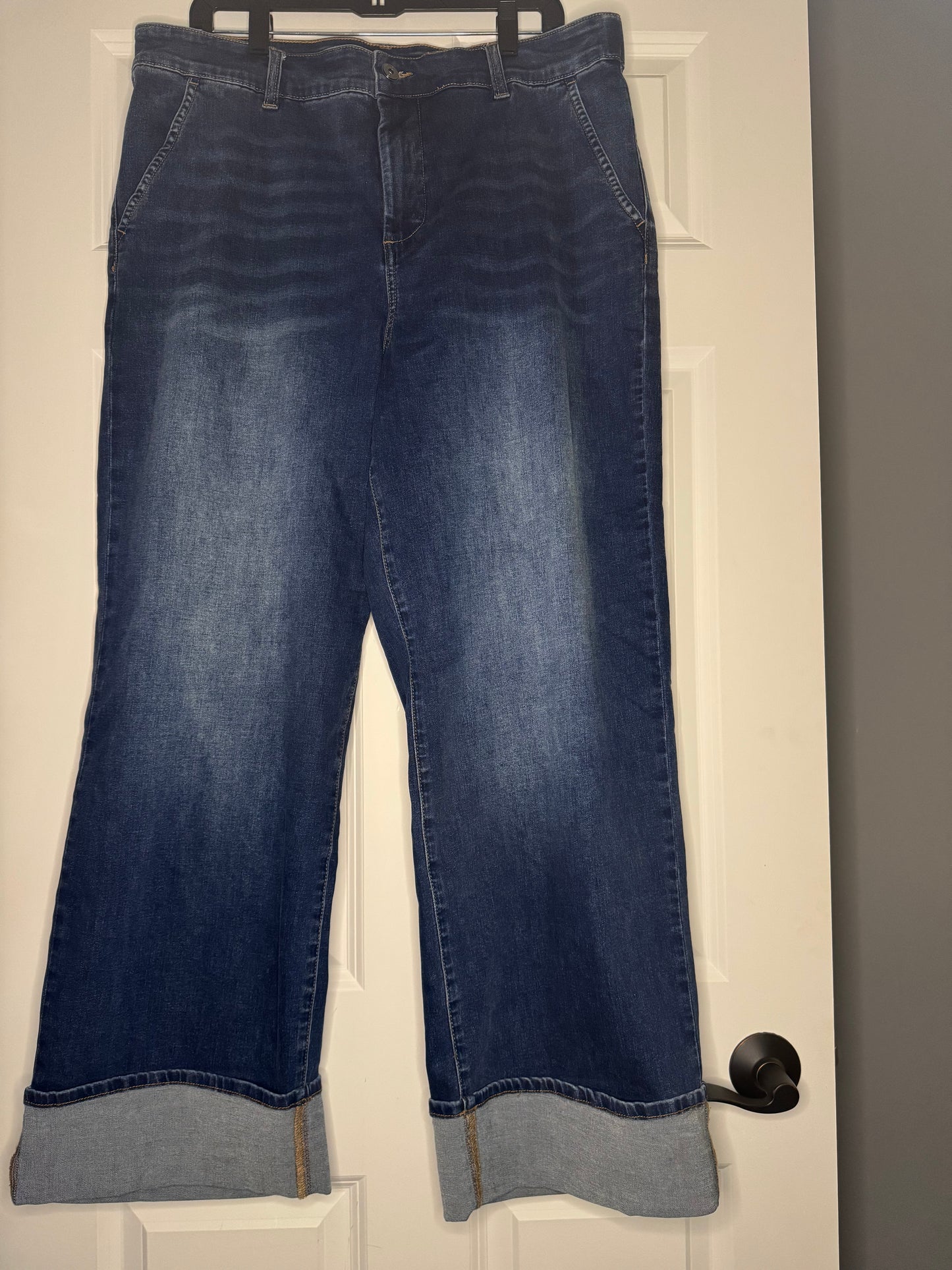 Universal standard size 16 wide leg jeans nwt