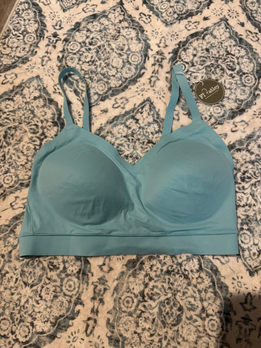 Floatley cozy wireless scoop bra blue medium nwt