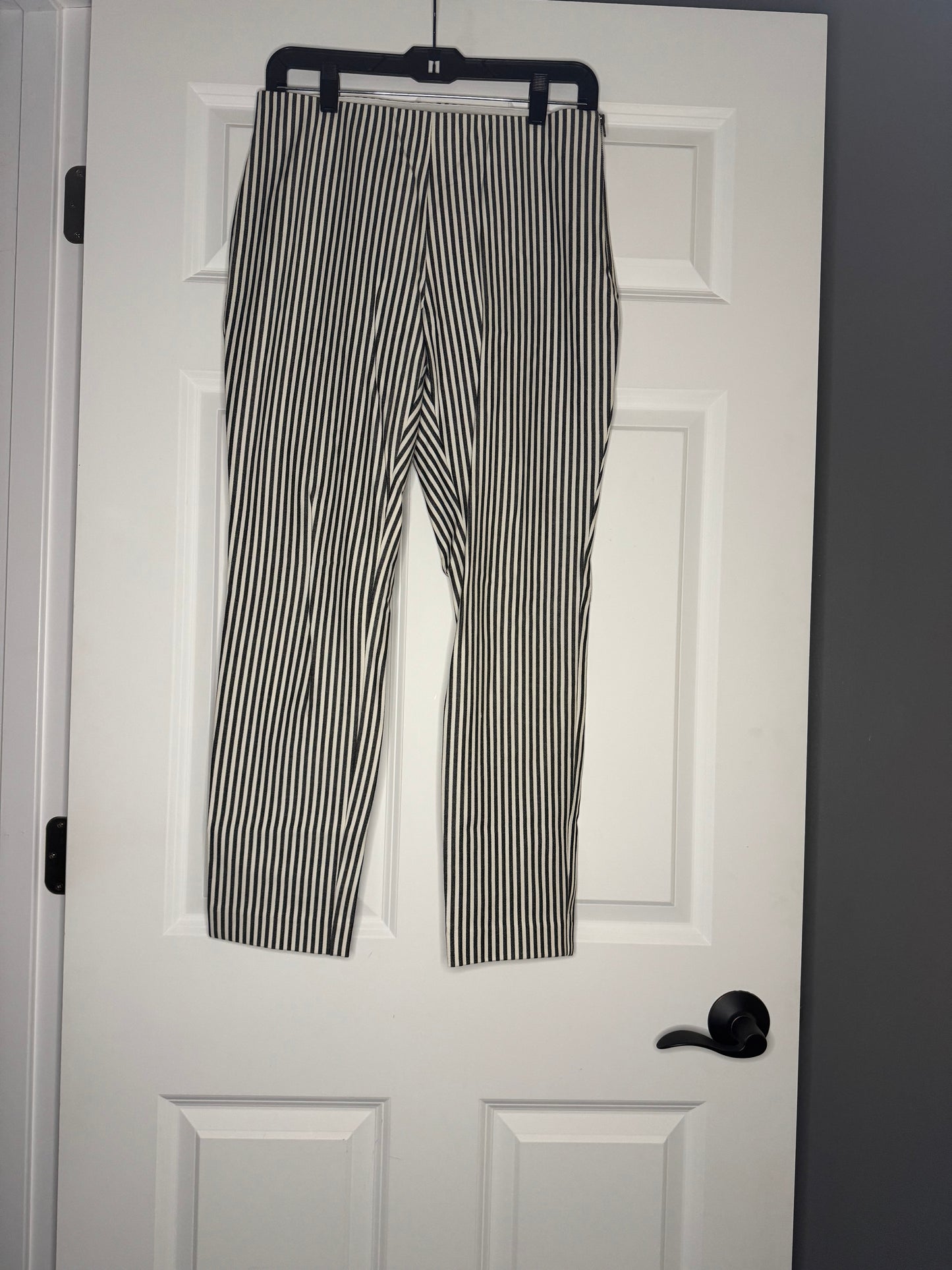 A new day pull on pants 6 blue cream stripe