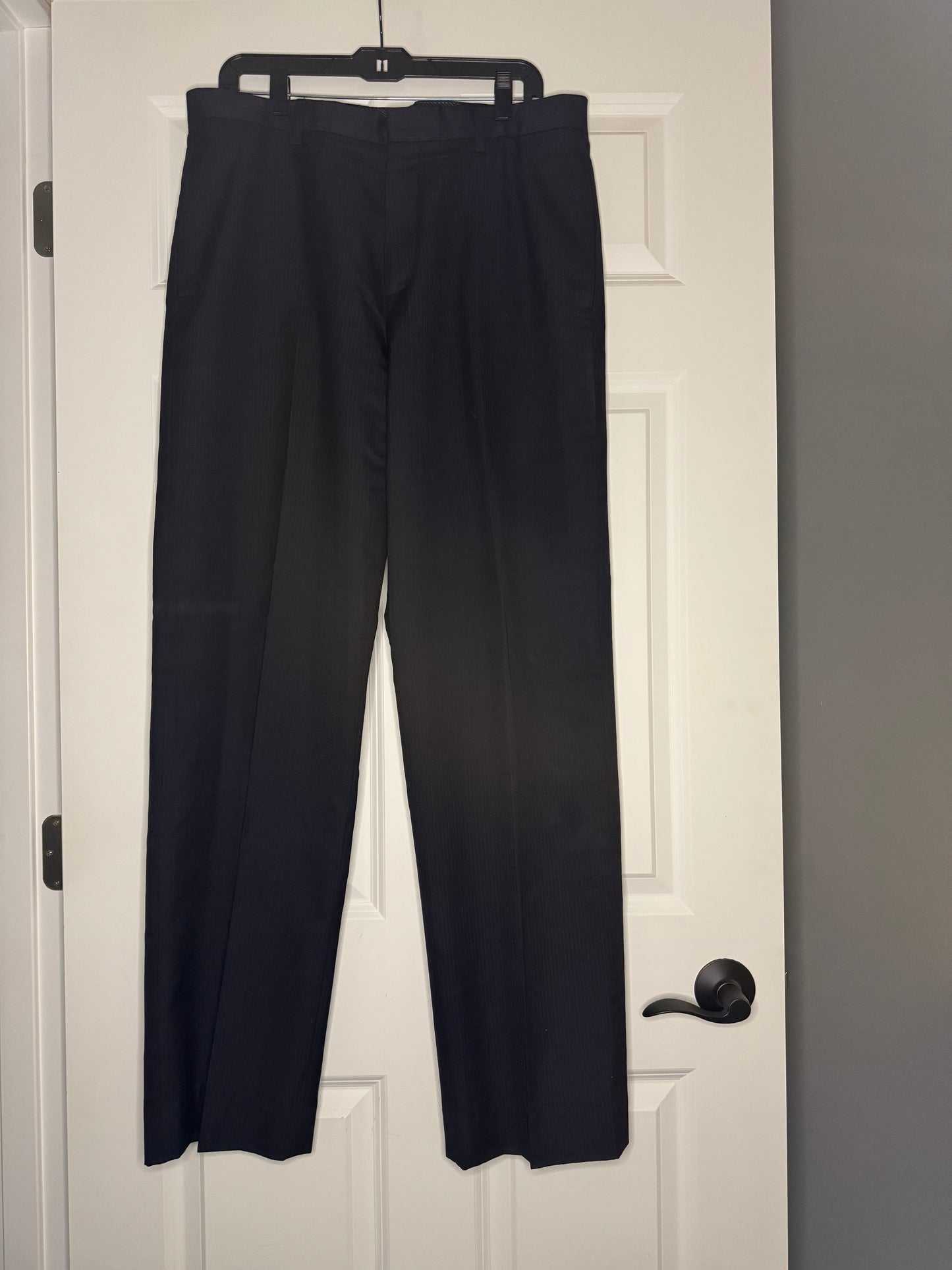 Banana republic modern fit 35/24 pants navy pinstripes