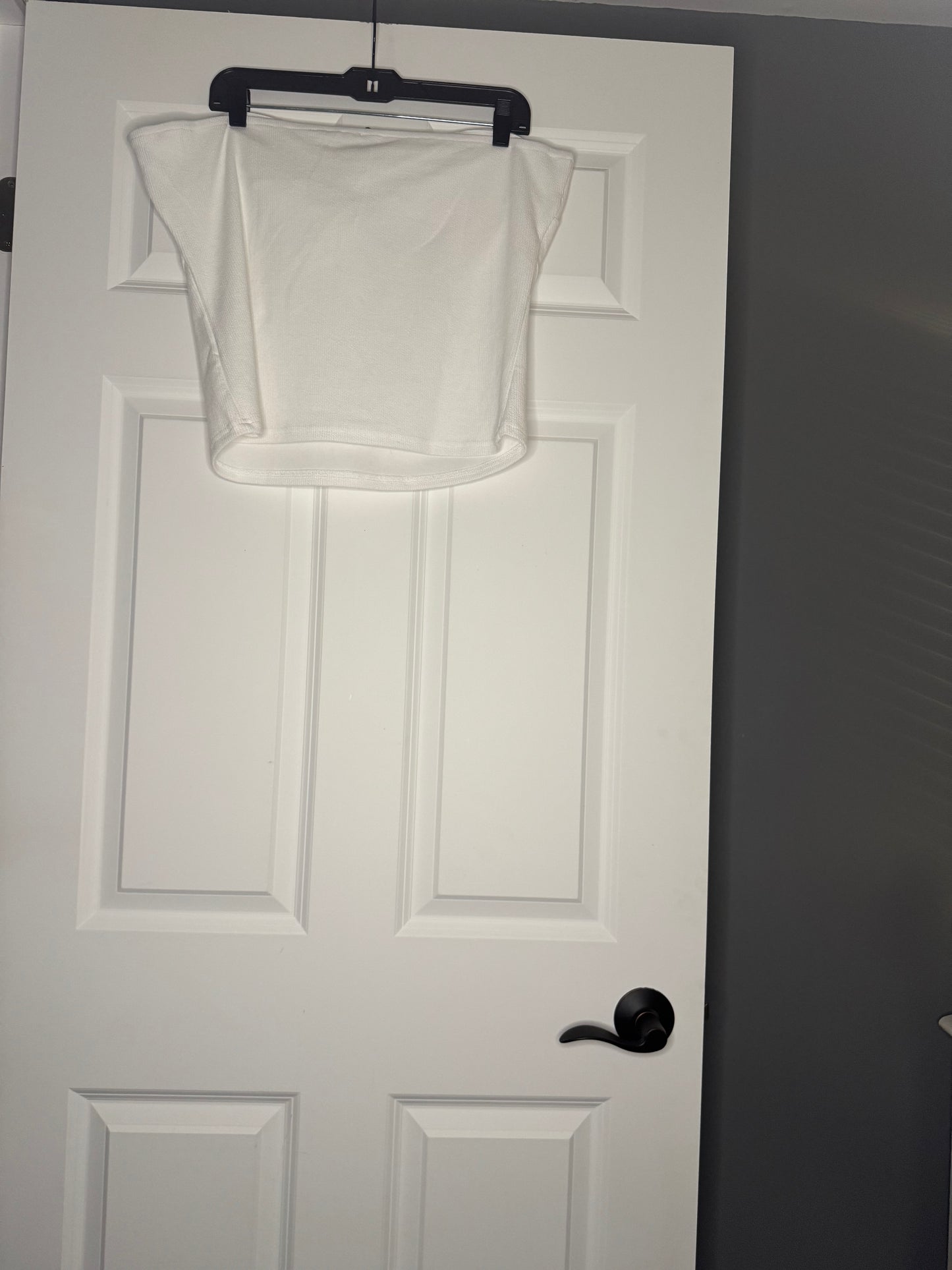 Showpo jelena top strapless twist front white size 16 nwt