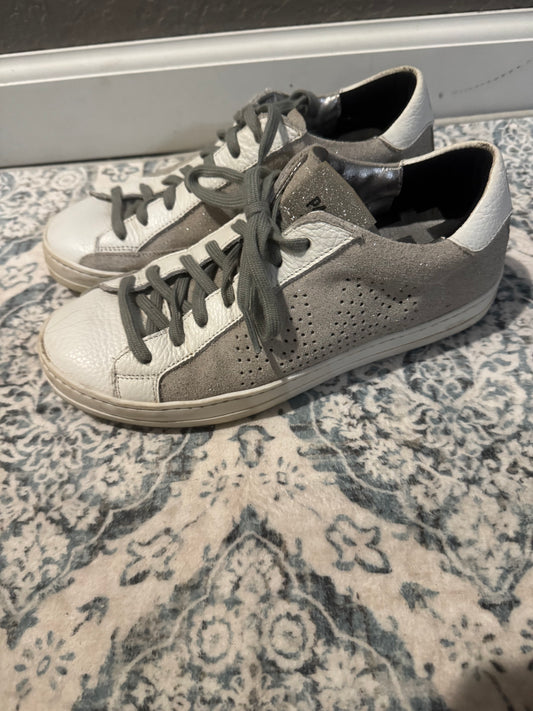 P448 sneakers size 37 you can surf later white silver sparkle gray
