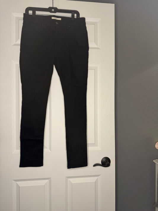 Levi Strauss 711 skinny jeans 31 black