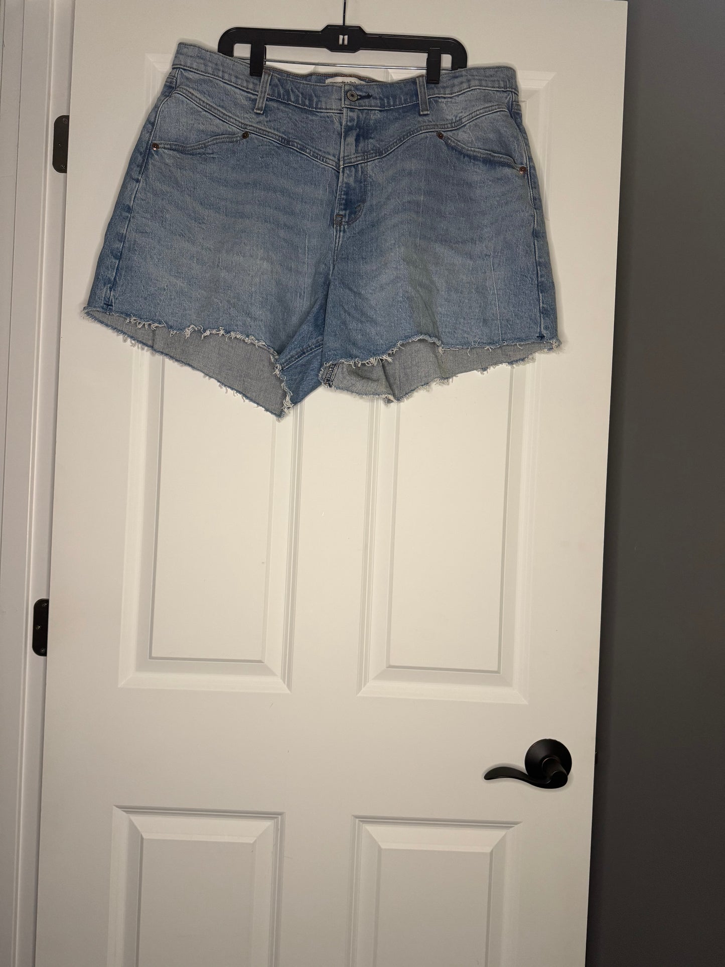Abercrombie and fitch curve love the dad short high rise 18 nwt