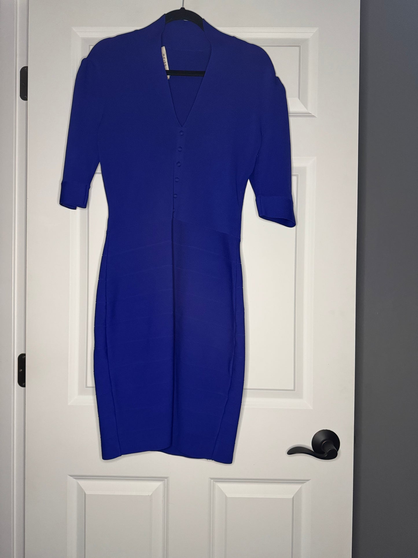 Reiss Kira knit dress violet medium nwt $380.00